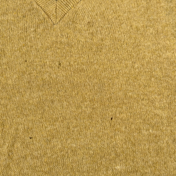 Vintage Lord Clayton Sweater Vest Adult SMALL Brown Lambswool Knit Preppy 70s - Picture 7 of 9